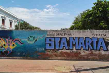 Graffiti in Santa Marta